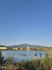 lake in the mountains