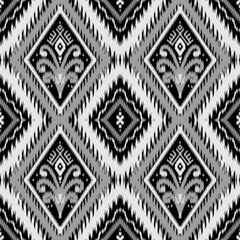  Ikat fabric Gray Black tract symbol