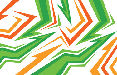 Abstract sporty background with colorful geometric line pattern