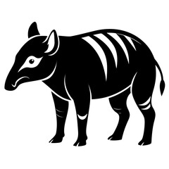 babirusa vector illustration
