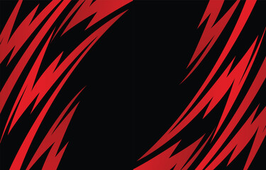 Abstract background with geometric curved spike line pattern and with some copy space area
