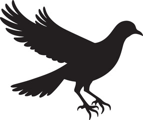 Soaring Bird Silhouette Collection for Print and Cut Files