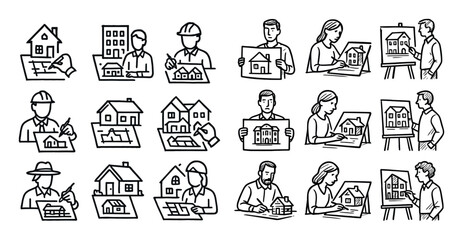 Residential Architecture Icons