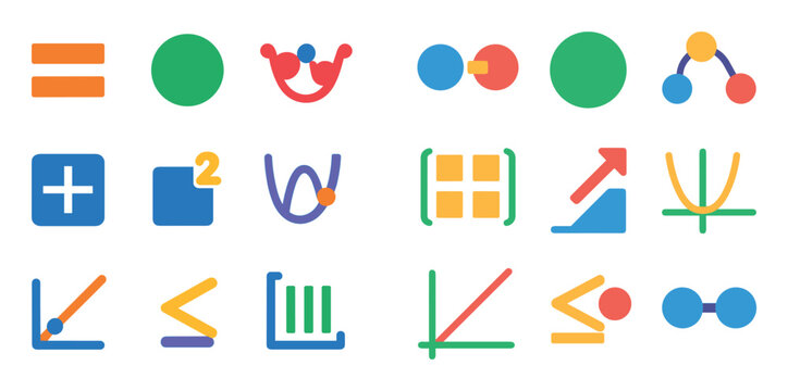 Math Icons Grid