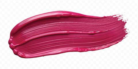 realistic 3d  glossy smooth paint swatch smear smudge in different colour style isolated on transparent background