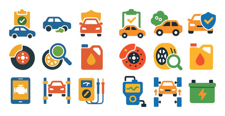 Autoservice Icon Set