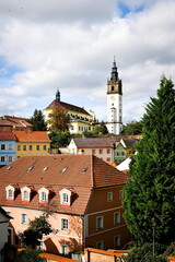 Obraz premium Litoměřice - St. Stephen's Cathedral, Czech Republic. Architect Giulio Broggio, Domenico Orsi and others.