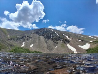 high mountain landscape