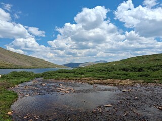 river in the mountains