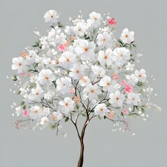 white flower tree