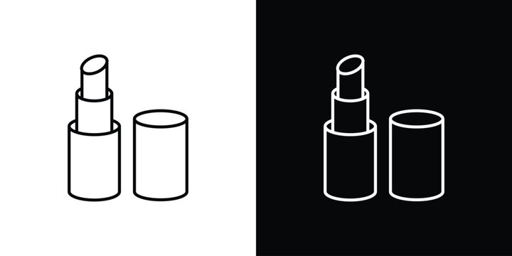 Lipstick icon Simple Set. Vector icons for graphic design template.