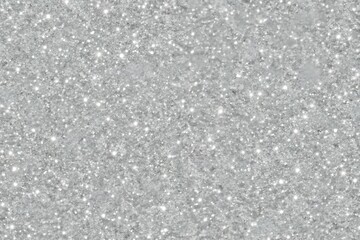Silver Glitter Sparkle Background with Shimmer Effect