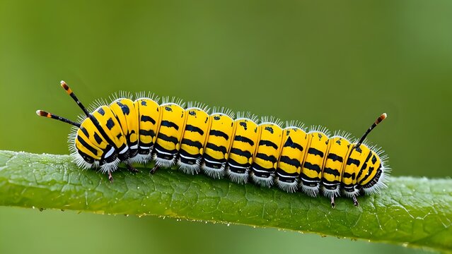 caterpillar on a leaf