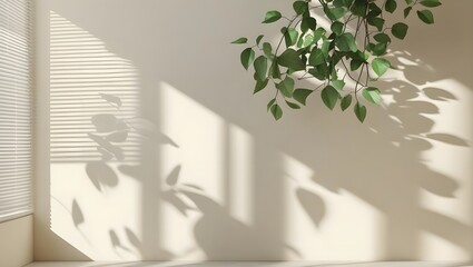 Minimalistic abstract soft beige background for product display