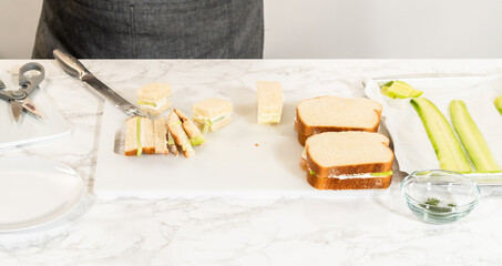 Mini Cucumber Sandwiches