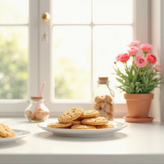 cookies on a plate