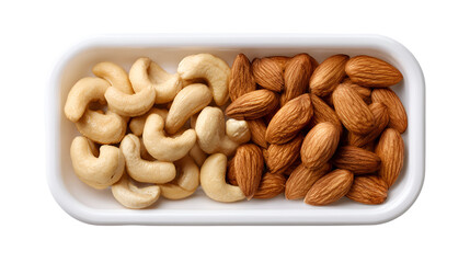 Top Shot Of Dryfruits Kaju Badam Walnut Pista Anjeer In Cream Background