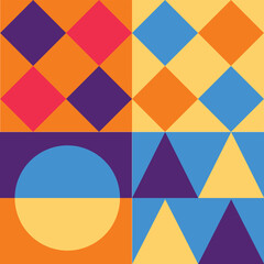 Geometric Pattern Grid