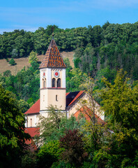 Church in the Almühltal valley