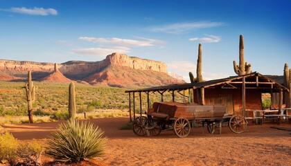 Fototapeta premium rustic scenery from the american southwest