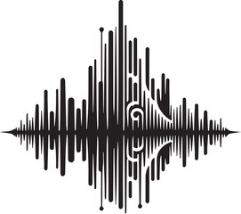 sound wave audio vector illustration