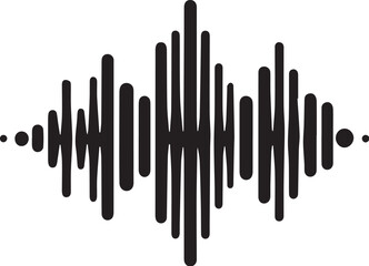sound wave audio vector illustration