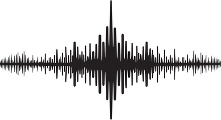 sound wave audio vector illustration
