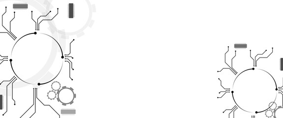 Vector electronic board technology background, Abstract connecting lines and dots. Social networking, network connection and global communication technology background