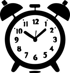 Clock Silhouette Vector Art, Vintage Clock Silhouette Design, Round Clock Silhouette Vector, Wall Clock Silhouette Illustration, Antique Clock Silhouette Art, Modern Clock Outline Vector, Alarm Clock 