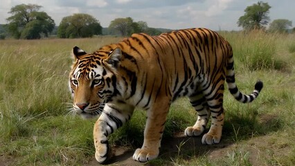 Bengal Tiger Close-Up – Endangered Beauty for World Tiger Day Campaign