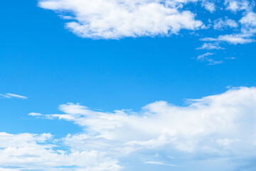 Obraz premium 夏の空 澄んだ青空と雲269