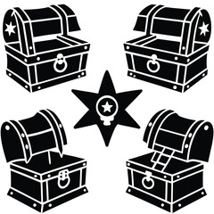 Treasure Chests & Magic Symbols - Vector Pack