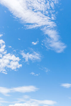夏の空　澄んだ青空と雲276