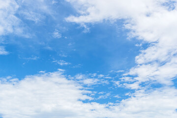 Obraz premium 夏の空 澄んだ青空と雲289