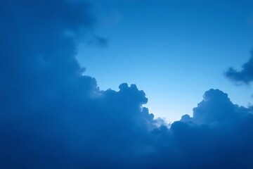 Obraz premium blue sky with clouds