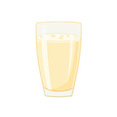 Minimalistic 2D flat icon featuring soy milk, clean vector design, simple illustration style, isolated on a white background, modern element in vector and EPS format. simple design set