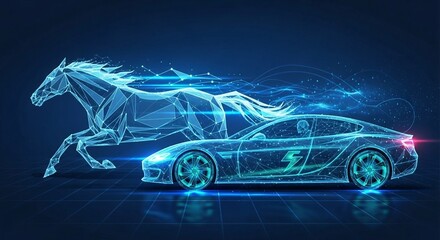 Evolution of Automotive Power from Horse to Electric Car Concept