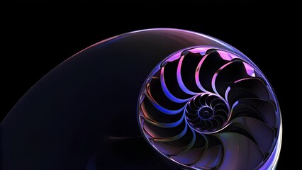 Iridescent Mandala Art – Abstract Light Petals in Circular Formation

