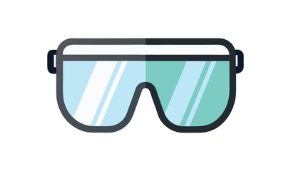 Protective safety goggles for eye protection and lab work