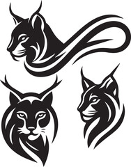 Fototapeta premium Caracal Vector logo