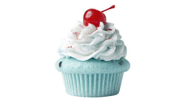 Mafine with chocolate and chocolate glaze. Served with coffee beans and thyme. On a black tile