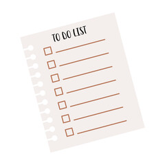 Torn Paper Notes Flat Illustration