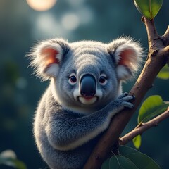Fototapeta premium koala in tree