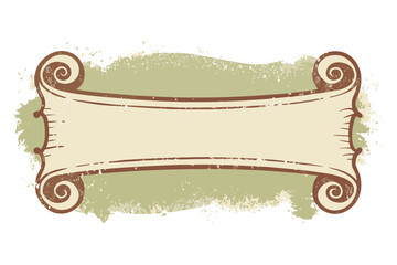 Vintage Scroll Border With Swirl Detail Frame  