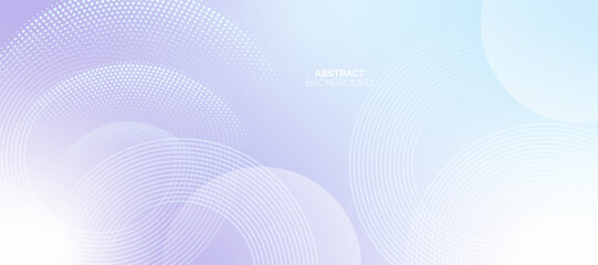 Abstract Pastel gradient background. Modern circle lines pattern. Minimal geometric design. Futuristic concept. Suit for cover, poster, banner, brochure, header, presentation, web, flyer