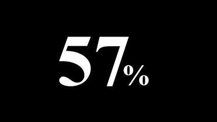 abstract 57 percent animation on black background.