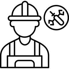 Technician Icon Vector Element