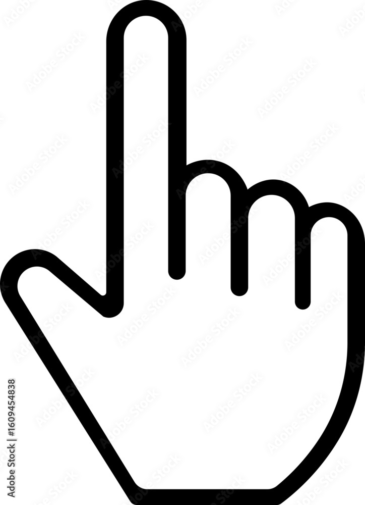 Fototapete Computer Cursors Mouse Click Pointer Icon Set and Computer Computer Mouse, Arrow Symbol, Icon Symbol, Computer Graphic, E-commerce Cursor icon click Outline and Solid Styles Easily editable SVG 10