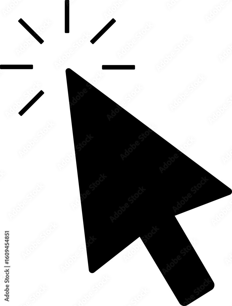 Fototapete Computer Cursors Mouse Click Pointer Icon Set and Computer Computer Mouse, Arrow Symbol, Icon Symbol, Computer Graphic, E-commerce Cursor icon click Outline and Solid Styles Easily editable SVG 10