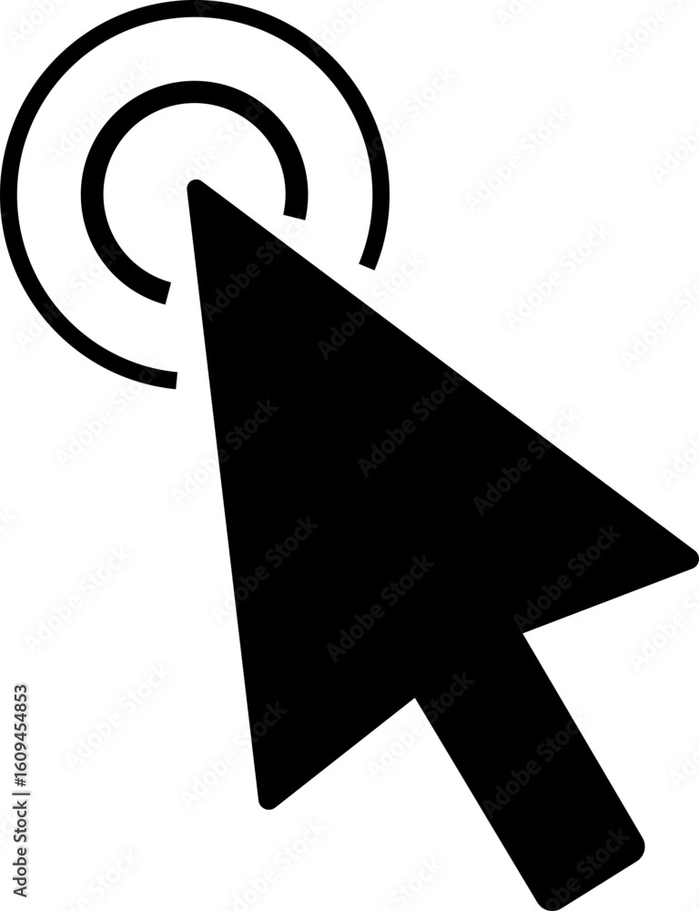 Fototapete Computer Cursors Mouse Click Pointer Icon Set and Computer Computer Mouse, Arrow Symbol, Icon Symbol, Computer Graphic, E-commerce Cursor icon click Outline and Solid Styles Easily editable SVG 10
